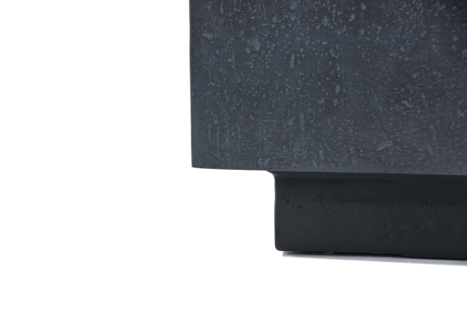 Loungetisch mit Gas Feuerstelle Elementi Hampton, dunkelgrau