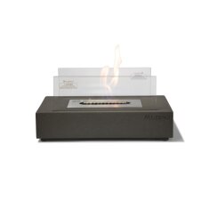 Bio-Ethanol Tischfeuerstelle Modeno Kira, dunkelgrau