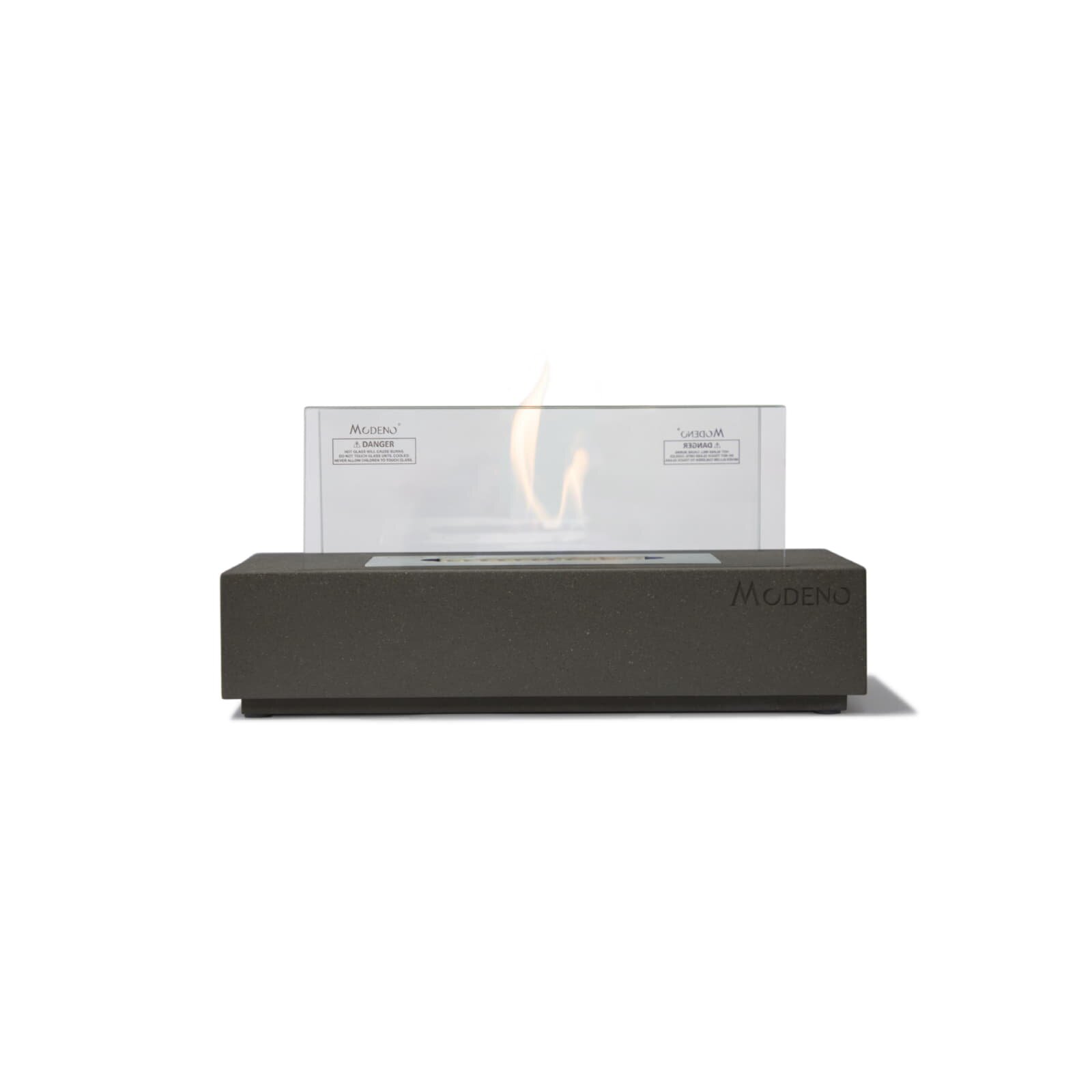 Bio-Ethanol Tischfeuerstelle Modeno Kira, dunkelgrau