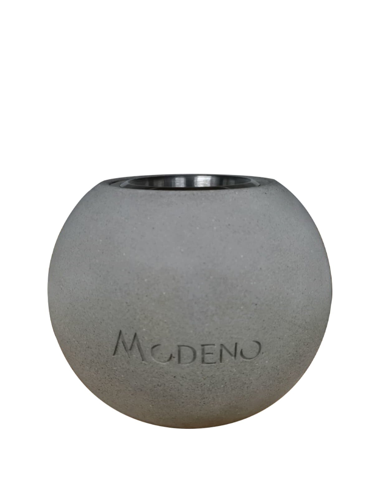 Bio-Ethanol Tischfeuerstelle Modeno Paffu, hellgrau