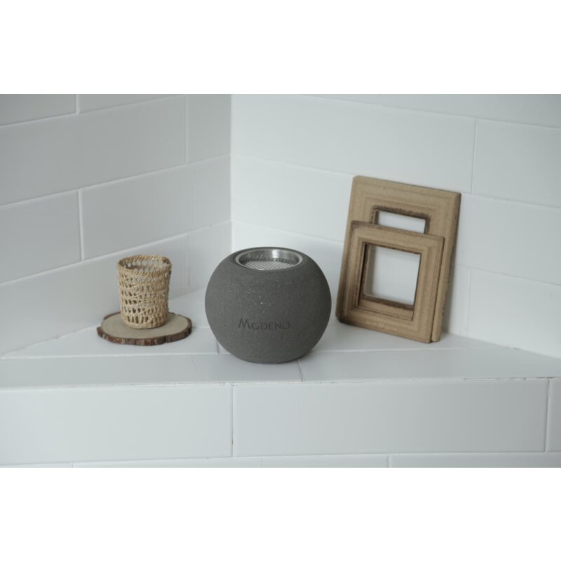 Bio-Ethanol Tischfeuerstelle Modeno Paffu, dunkelgrau