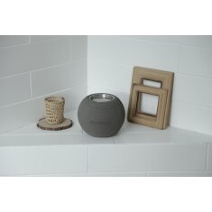 Bio-Ethanol Tischfeuerstelle Modeno Paffu, dunkelgrau