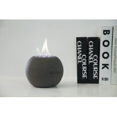 Bio-Ethanol Tischfeuerstelle Modeno Paffu, dunkelgrau