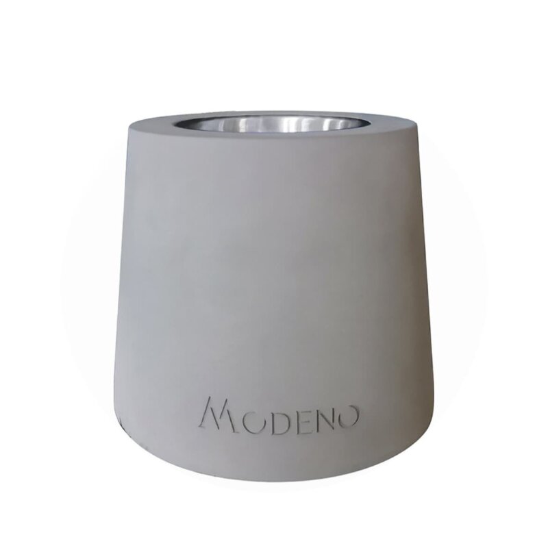 Bio-Ethanol Tischfeuerstelle Modeno Entta, hellgrau