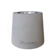 Bio-Ethanol Tischfeuerstelle Modeno Entta, hellgrau