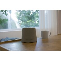 Bio-Ethanol Tischfeuerstelle Modeno Entta, hellgrau