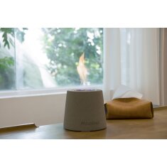 Bio-Ethanol Tischfeuerstelle Modeno Entta, hellgrau