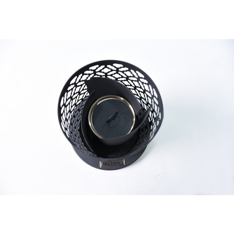 Bio-Ethanol Tischfeuerstelle Modeno Vornado, schwarz