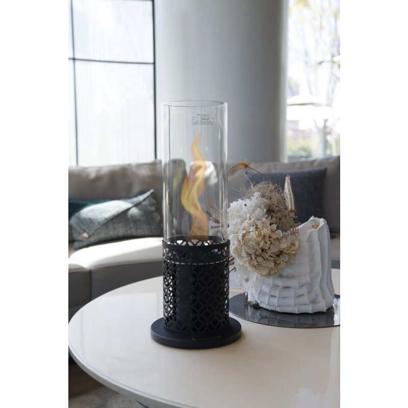 Bio-Ethanol Tischfeuerstelle Modeno Vornado, schwarz