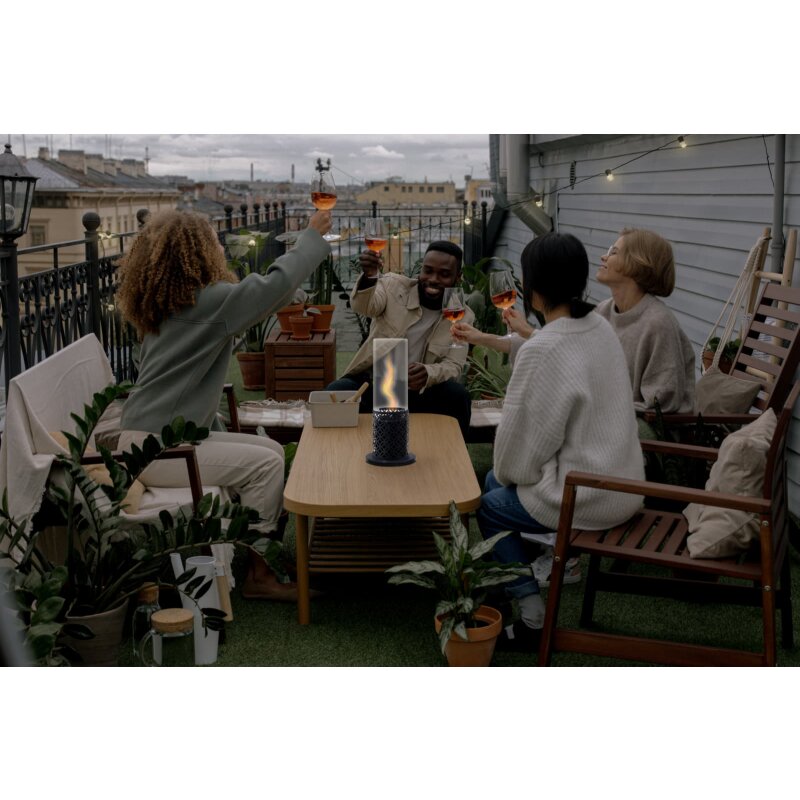 Bio-Ethanol Tischfeuerstelle Modeno Vornado, schwarz