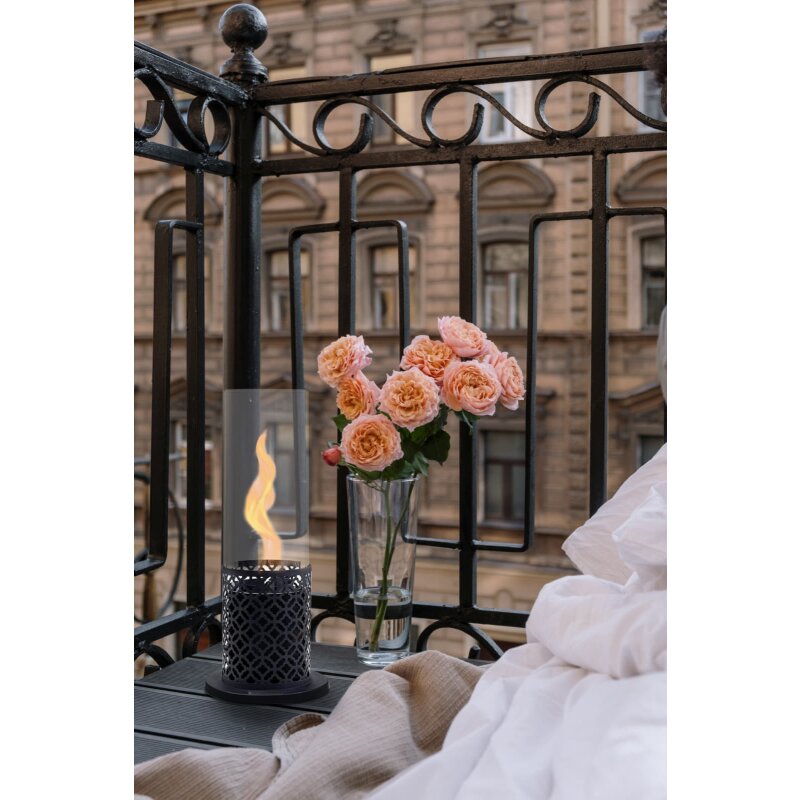 Bio-Ethanol Tischfeuerstelle Modeno Vornado, schwarz