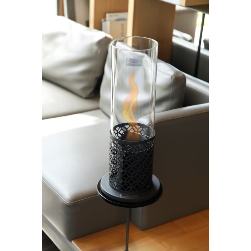 Bio-Ethanol Tischfeuerstelle Modeno Vornado, schwarz