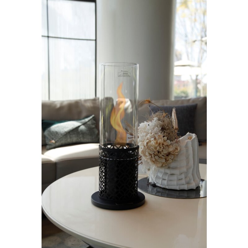 Bio-Ethanol Tischfeuerstelle Modeno Vornado, schwarz