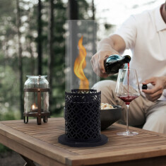 Bio-Ethanol Tischfeuerstelle Modeno Vornado, schwarz