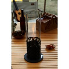 Bio-Ethanol Tischfeuerstelle Modeno Vornado, schwarz