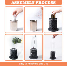 Bio-Ethanol Tischfeuerstelle Modeno Vornado, schwarz