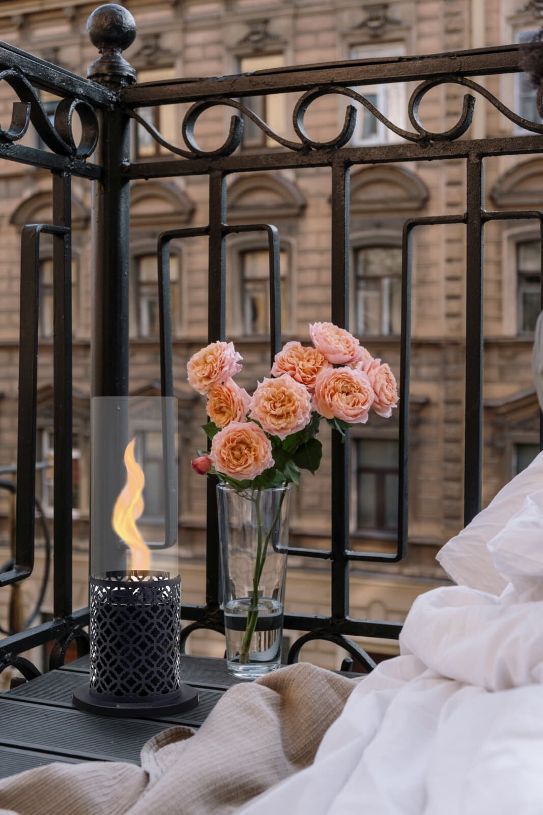 Bio-Ethanol Tischfeuerstelle Modeno Vornado, schwarz