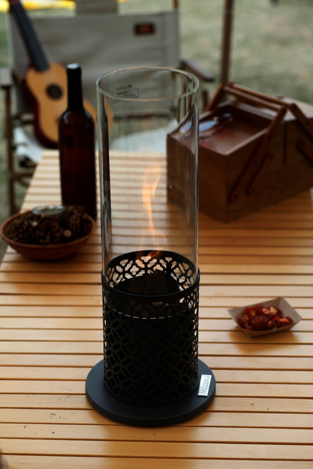 Bio-Ethanol Tischfeuerstelle Modeno Vornado, schwarz