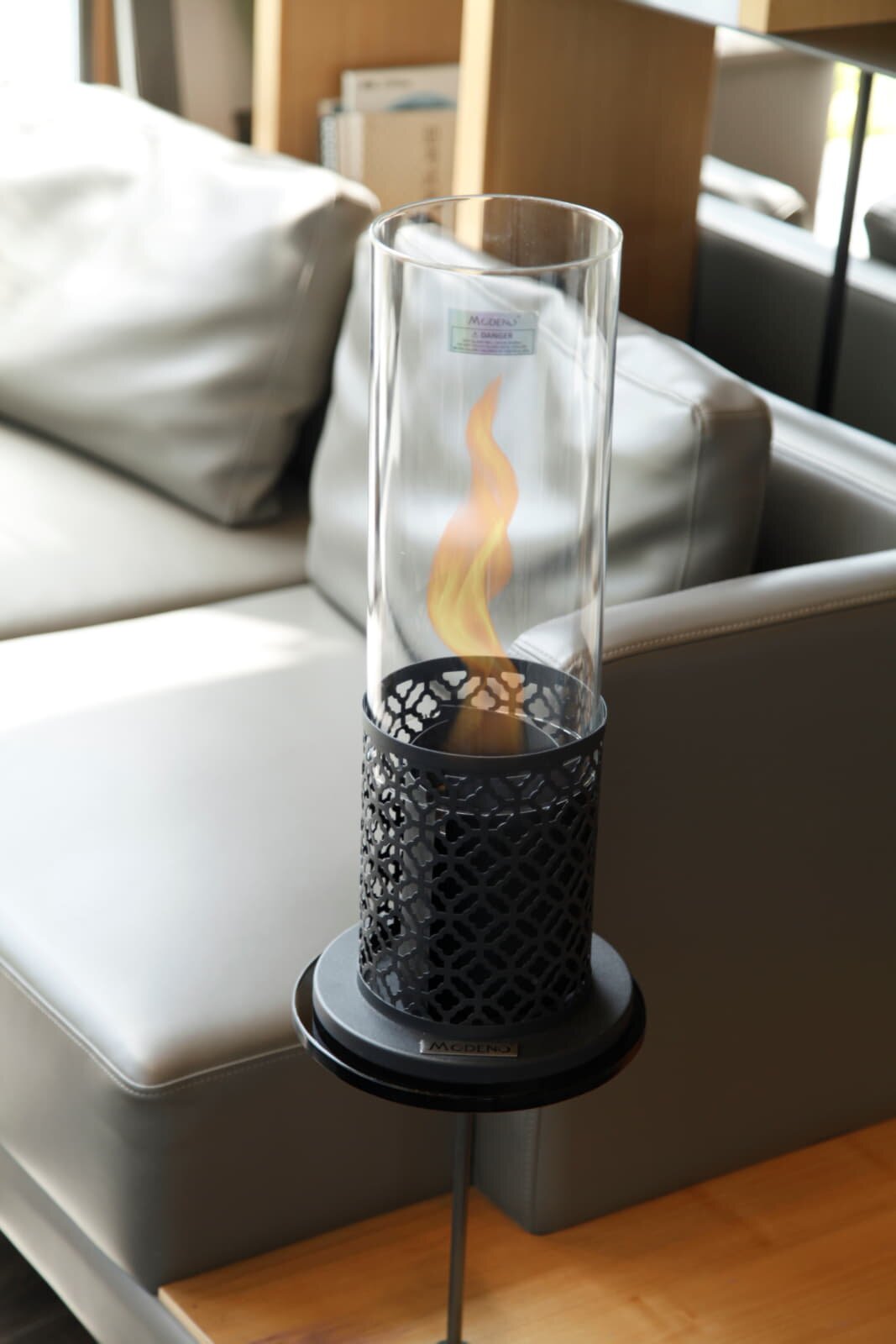 Bio-Ethanol Tischfeuerstelle Modeno Vornado, schwarz