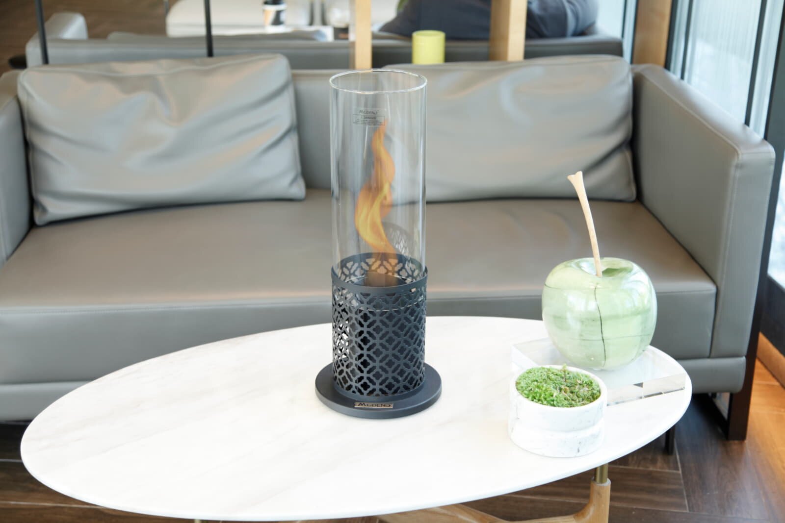 Bio-Ethanol Tischfeuerstelle Modeno Vornado, schwarz