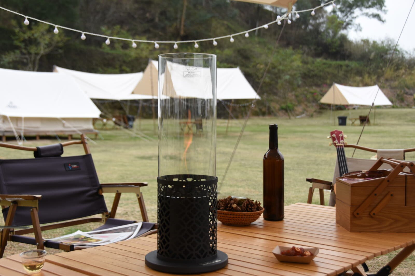 Bio-Ethanol Tischfeuerstelle Modeno Vornado, schwarz