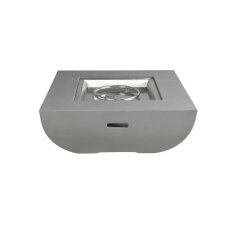 Gas- Feuerstelle Modeno Westport aus Faserbeton, grau