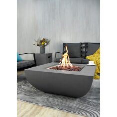 Gas- Feuerstelle Modeno Westport aus Faserbeton, grau