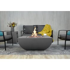 Gas- Feuerstelle Modeno Westport aus Faserbeton, grau