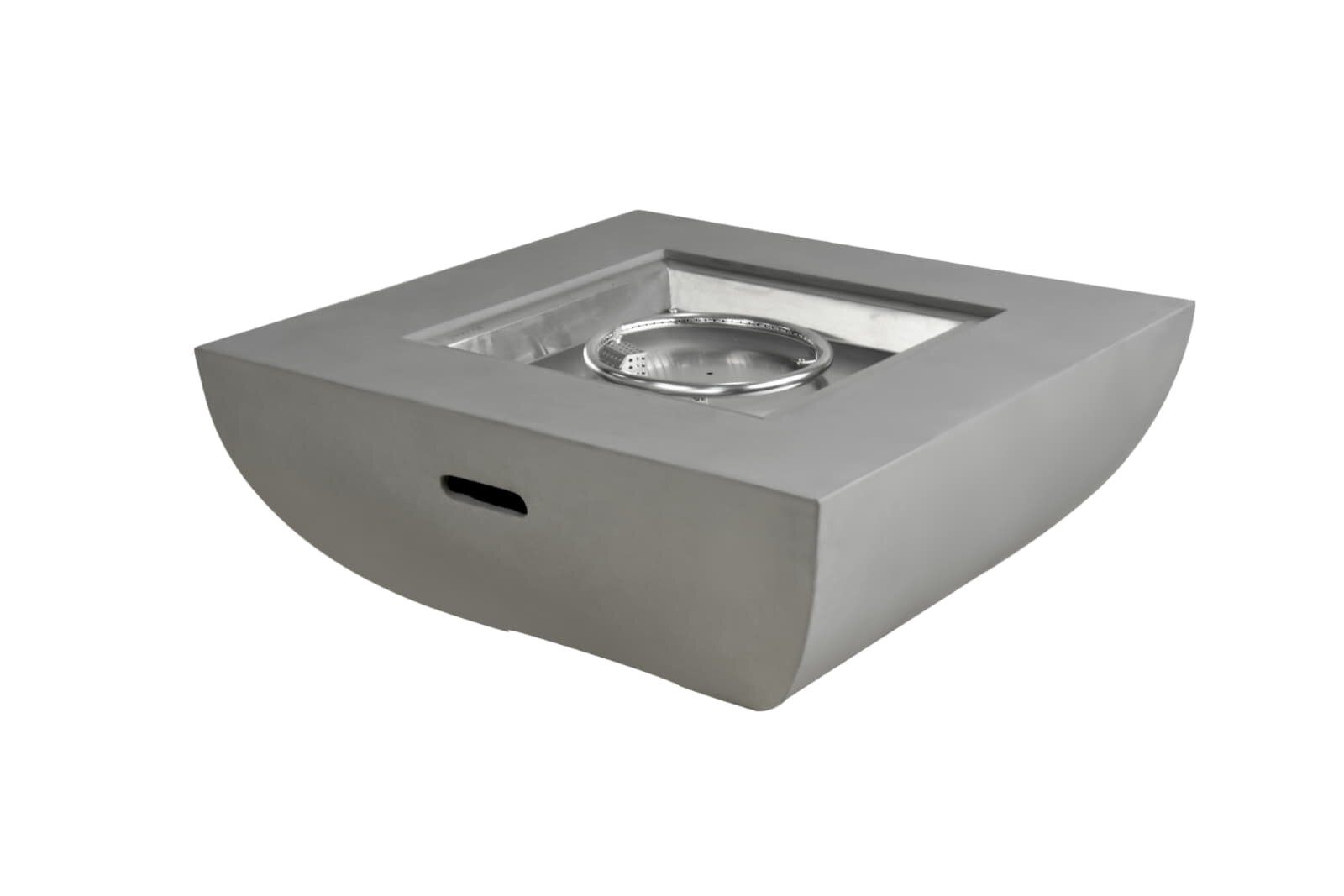 Gas- Feuerstelle Modeno Westport aus Faserbeton, grau