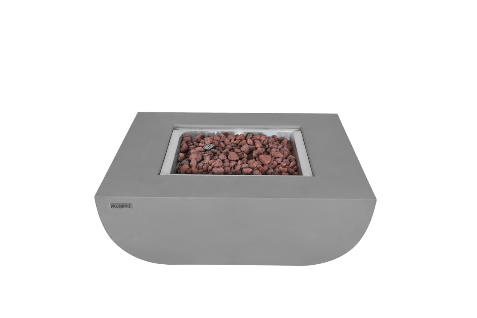 Gas- Feuerstelle Modeno Westport aus Faserbeton, grau