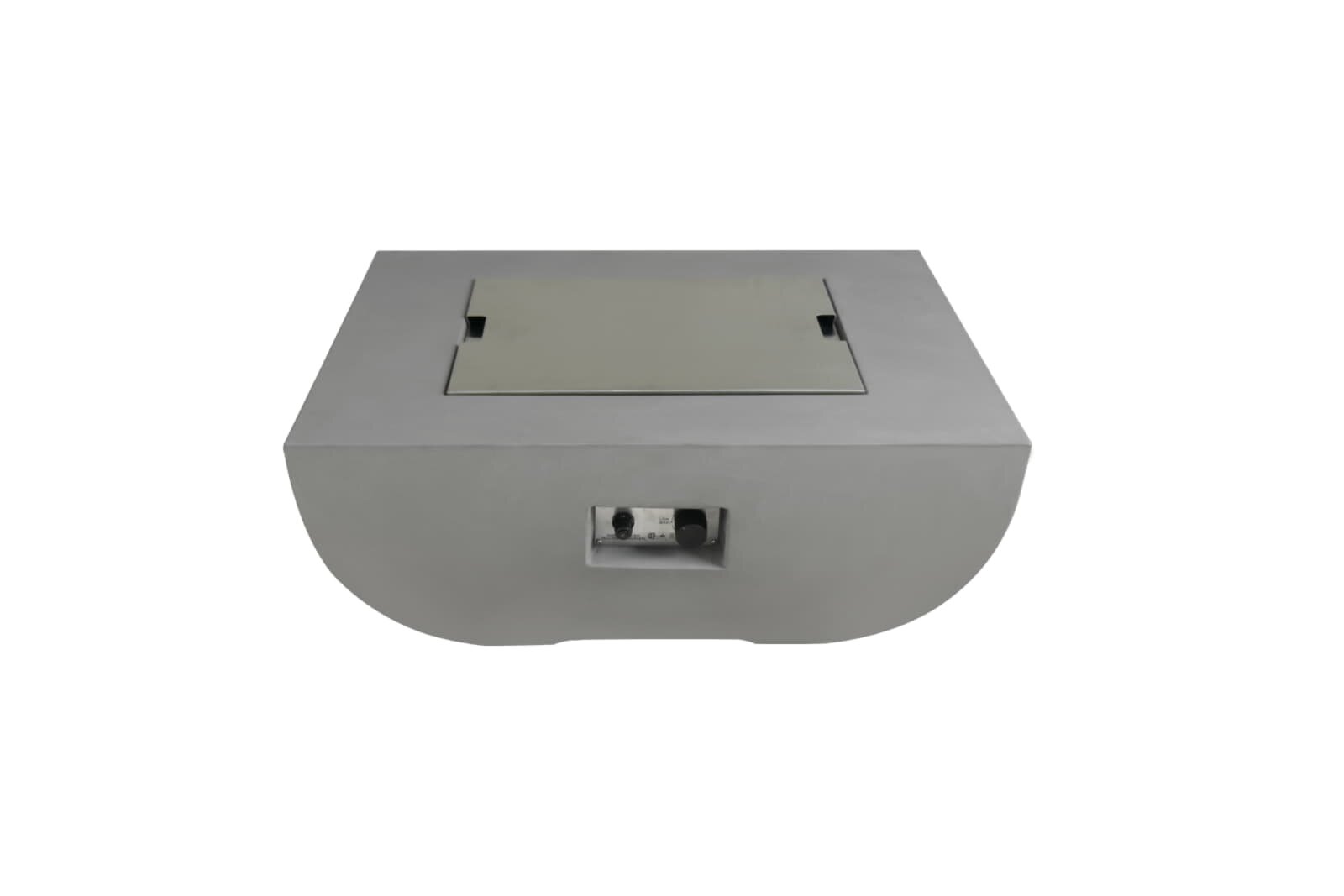 Gas- Feuerstelle Modeno Westport aus Faserbeton, grau