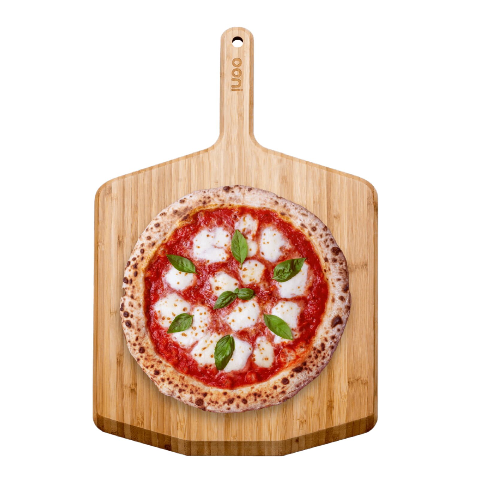 Ooni Pizzaschieber und Servierbrett aus Bambus - 40 cm