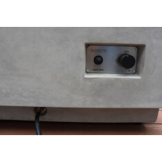 Loungetisch mit Gas Feuerstelle Elementi Granville, Hellgrau