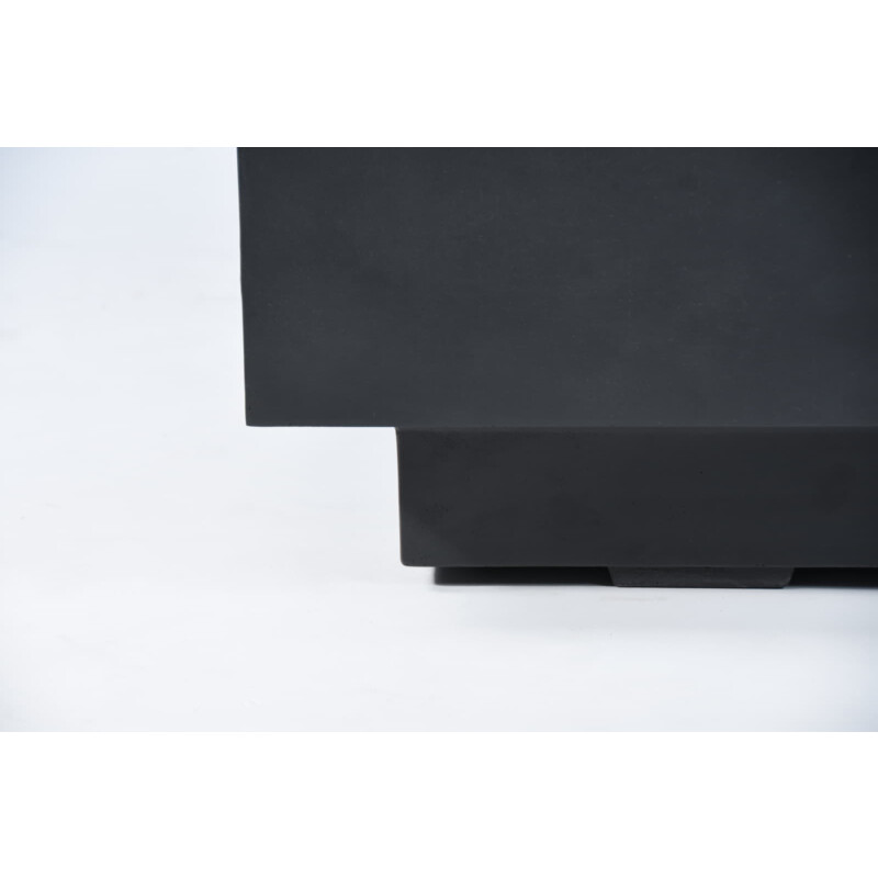 Loungetisch mit Gas Feuerstelle Elementi Granville, Dunkelgrau