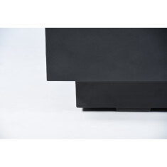 Loungetisch mit Gas Feuerstelle Elementi Granville, Dunkelgrau