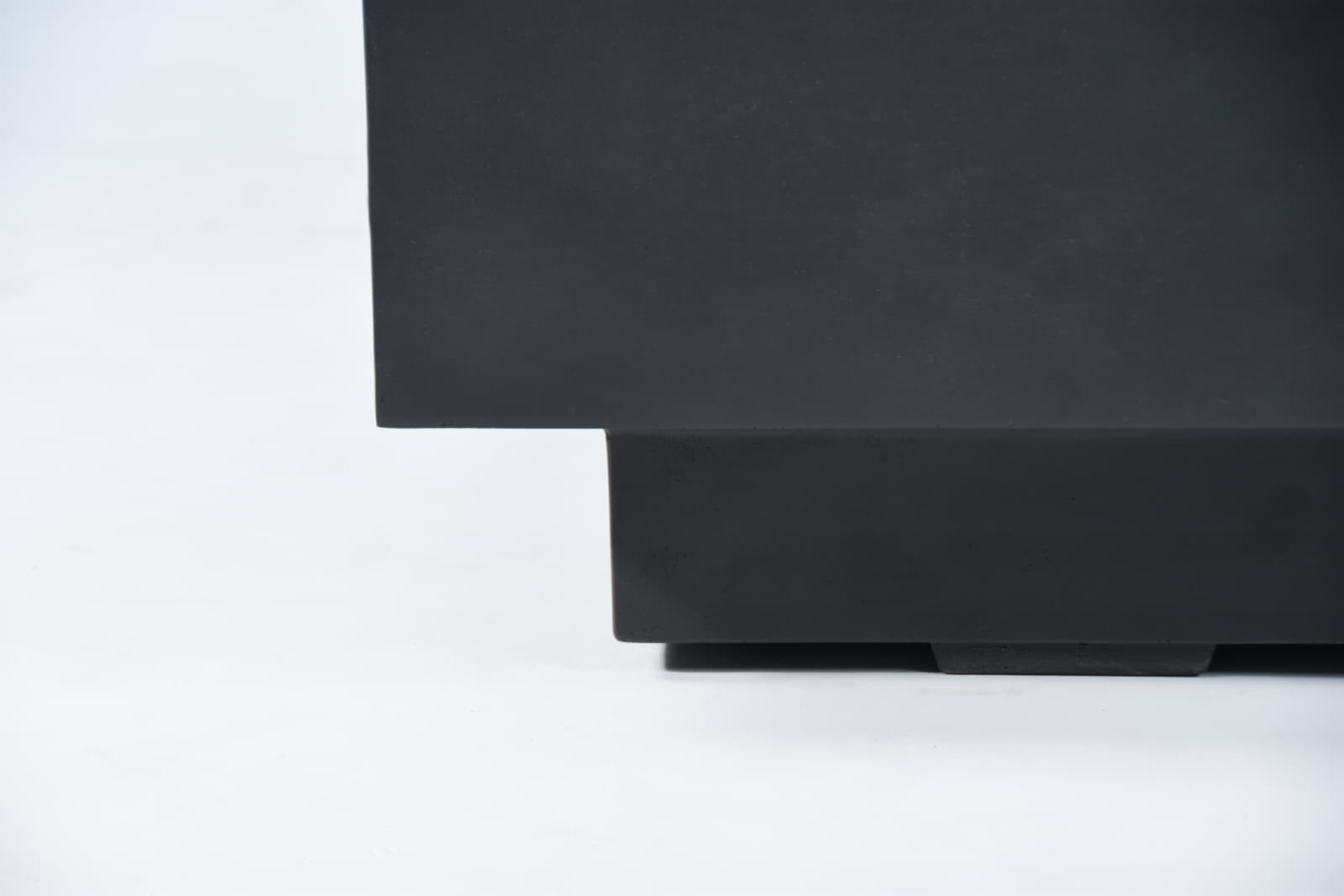 Loungetisch mit Gas Feuerstelle Elementi Granville, Dunkelgrau