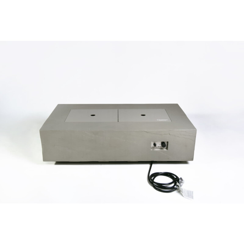 Loungetisch mit Gas Feuerstelle Elementi+ Meteora, Spacegrau