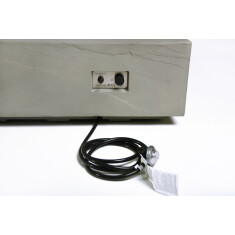 Loungetisch mit Gas Feuerstelle Elementi+ Meteora, Spacegrau