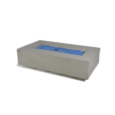 Loungetisch mit Gas Feuerstelle Elementi+ Meteora, Spacegrau