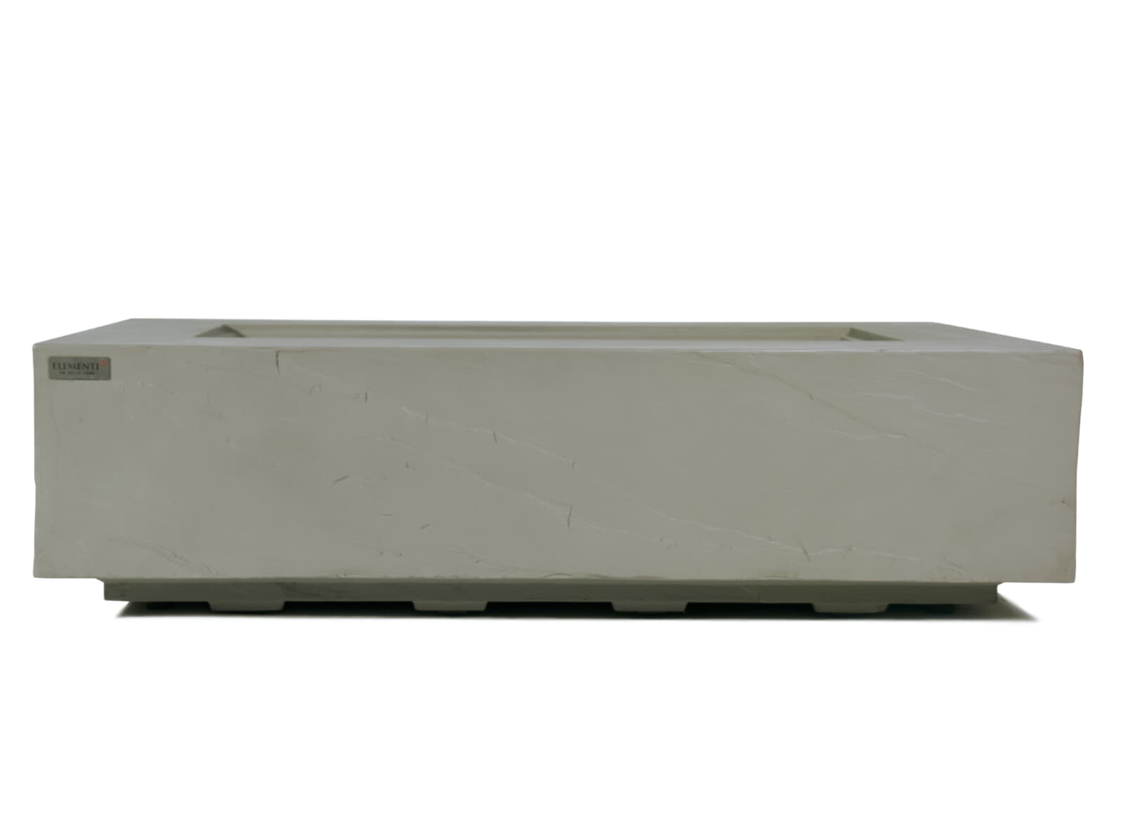 Loungetisch mit Gas Feuerstelle Elementi+ Meteora, Spacegrau