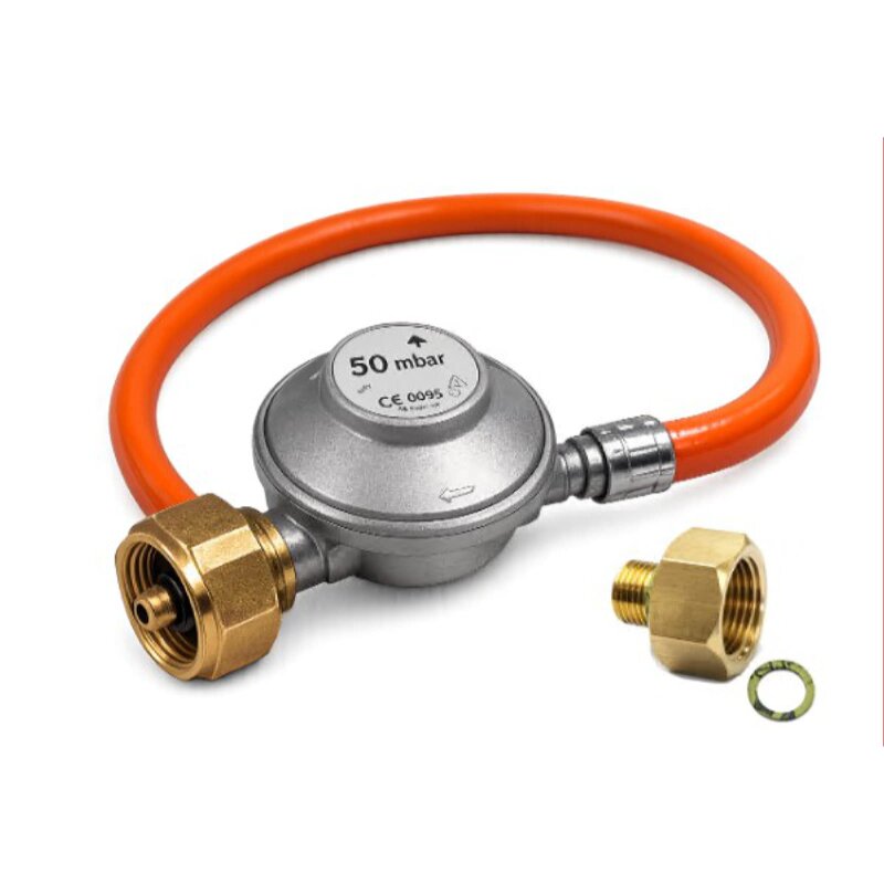 Alfa Forni - Gasanschluss-Set 50 mBar 1,5kg/h für Portable, 1 Pizza, 2 Pizze, 3 Pizze