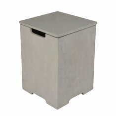 Elementi quadratische Gasflaschenabdeckung, Grau