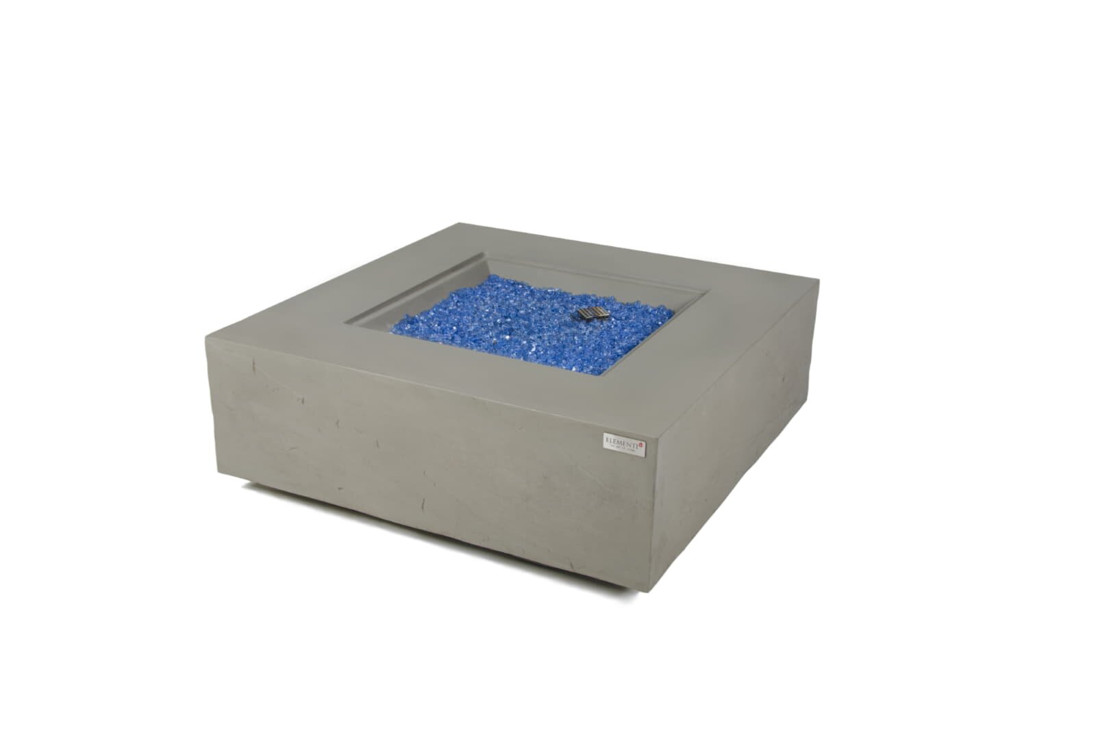 Loungetisch mit Gas Feuerstelle Elementi+ Capertee, Spacegrau