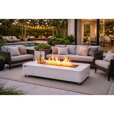 Loungetisch mit Gas Feuerstelle Elementi+ Athens in...