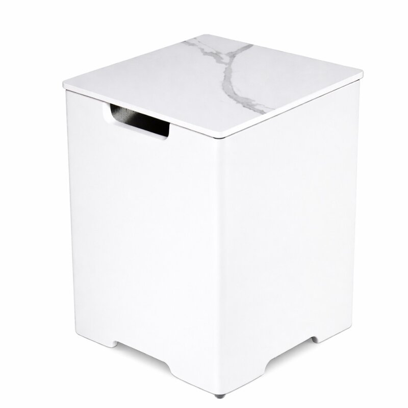 Elementi Gasflaschenabdeckung, marmor- Optik, Weiß