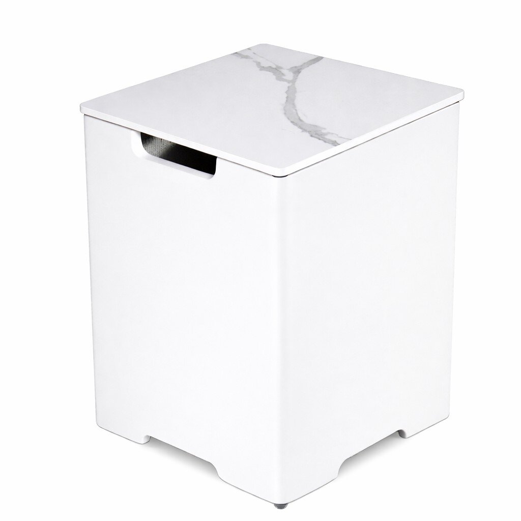 Elementi Gasflaschenabdeckung, marmor- Optik, Weiß