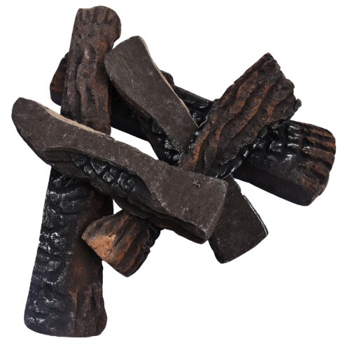 Elementi keramische Kaminholzscheite für...