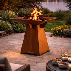 Feuerschale Vulx Fuego aus Cortenstahl