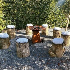 Feuerschale Vulx Fuego aus Cortenstahl