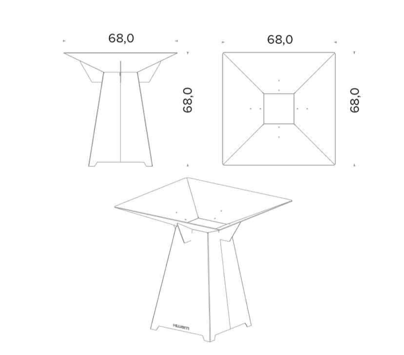 Feuerschale Vulx Fuego aus Cortenstahl